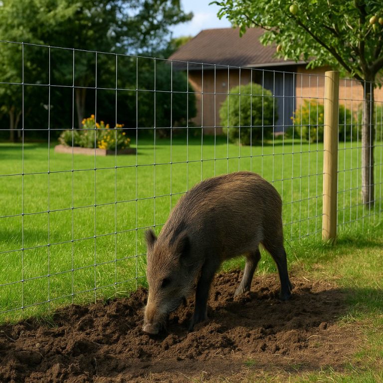 Stängsel mot vildsvin i din trädgård